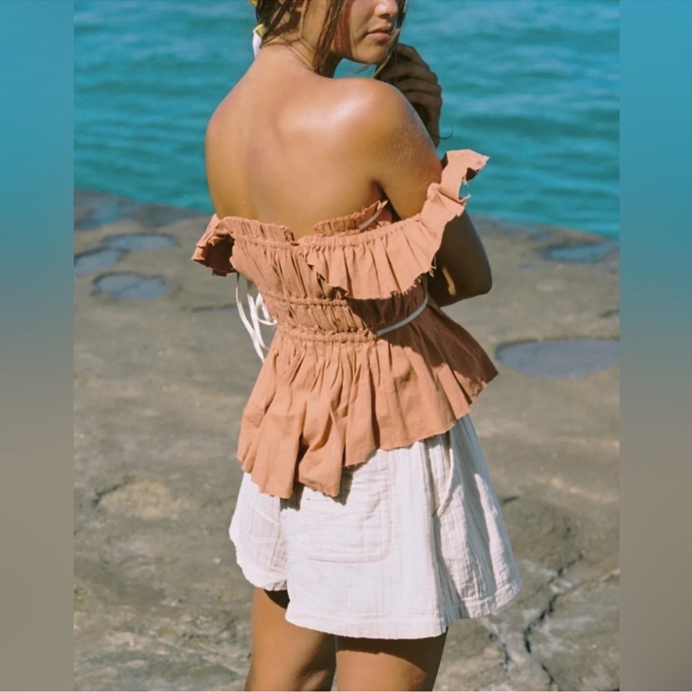 Free People Claude Corset Blouse - Picture 2 of 10